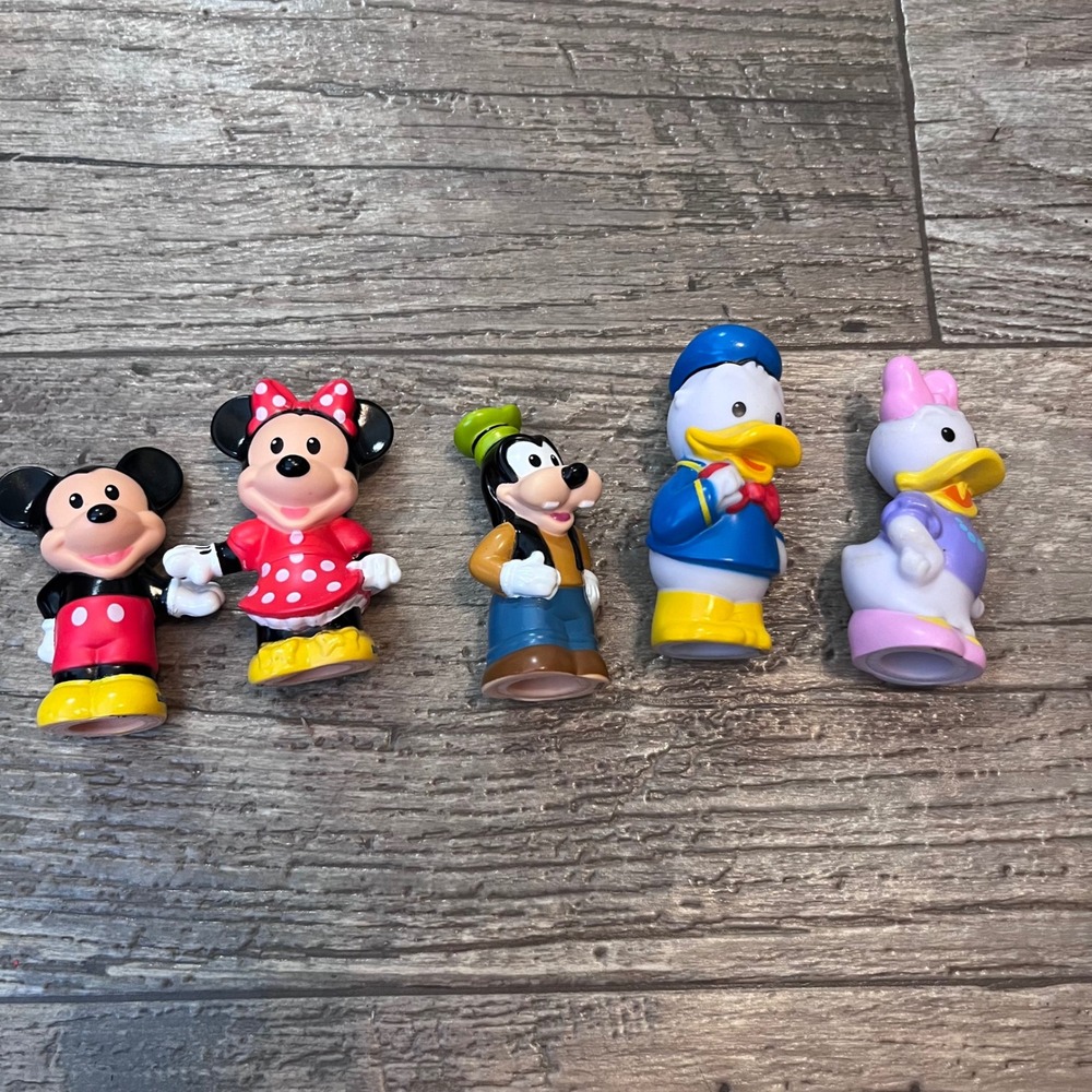 Fisher-Price Little People Disney Mickey Minnie Goofy Donald Daisy Set 5pc